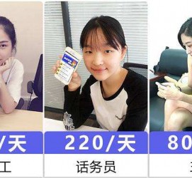 扬中关于斗米兼职上的模特雇用的信息